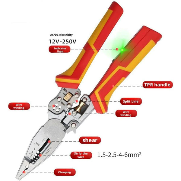 Alloy 8-in-1 Electrician Pliers